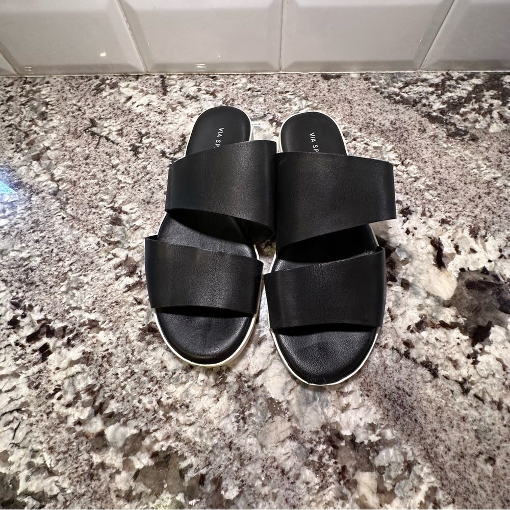 Via Spiga Leather Sandals Size 5